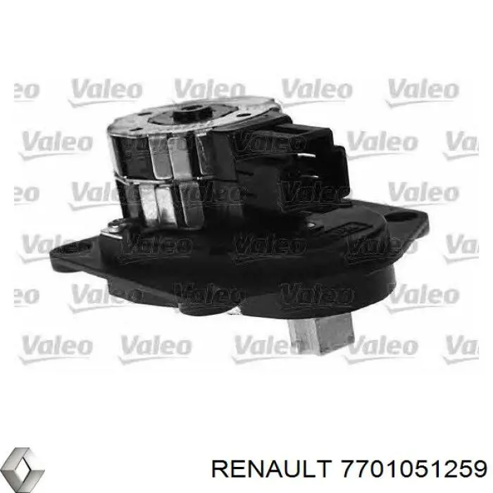 Привод заслонки печки 7701051259 Renault (RVI)