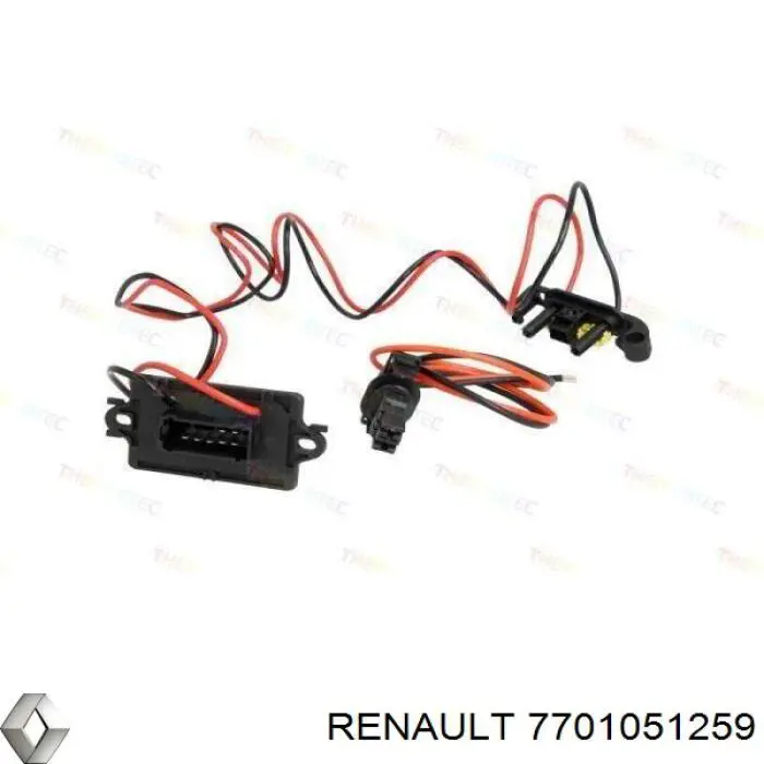Купить 7701051259 Renault (RVI) Моторчик заслонки печки