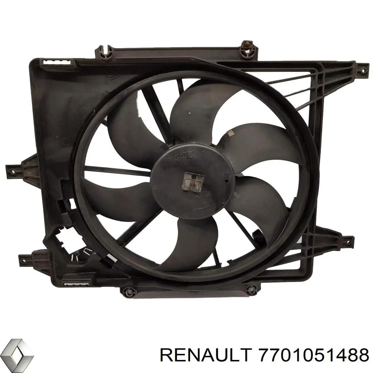 7701051488 Renault (RVI) difusor do radiador de esfriamento