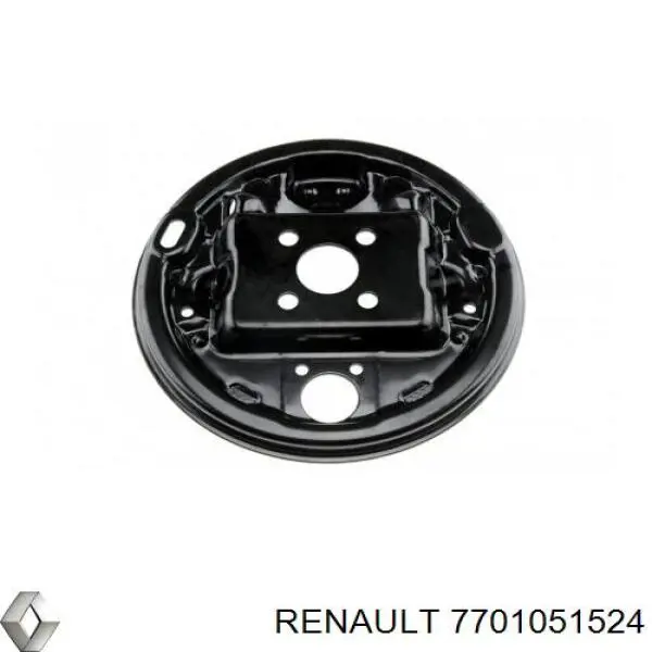 Proteção esquerda do freio de disco traseiro para Renault Clio (SB0)