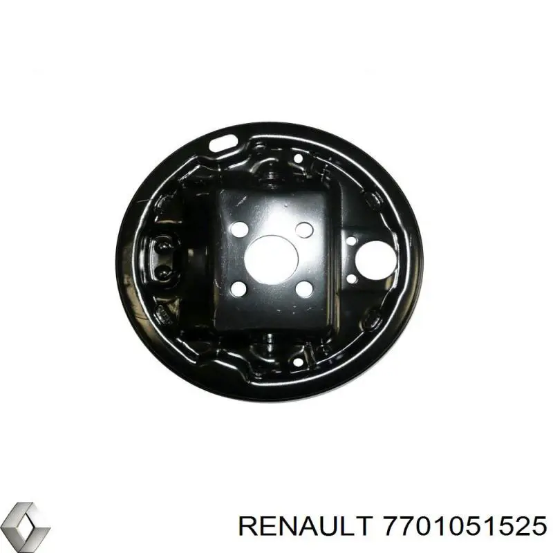 7701051525 Renault (RVI) proteção direita do freio de disco traseiro