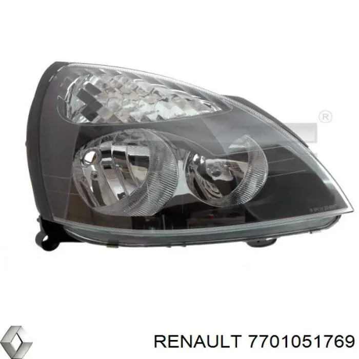 Фара левая Renault (RVI) 7701051769 цена, от 37.99 USD