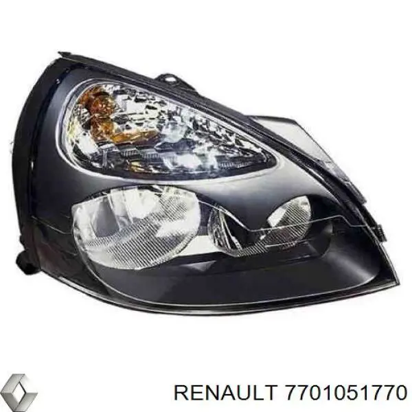 Фара правая 7701051770 Renault (RVI)