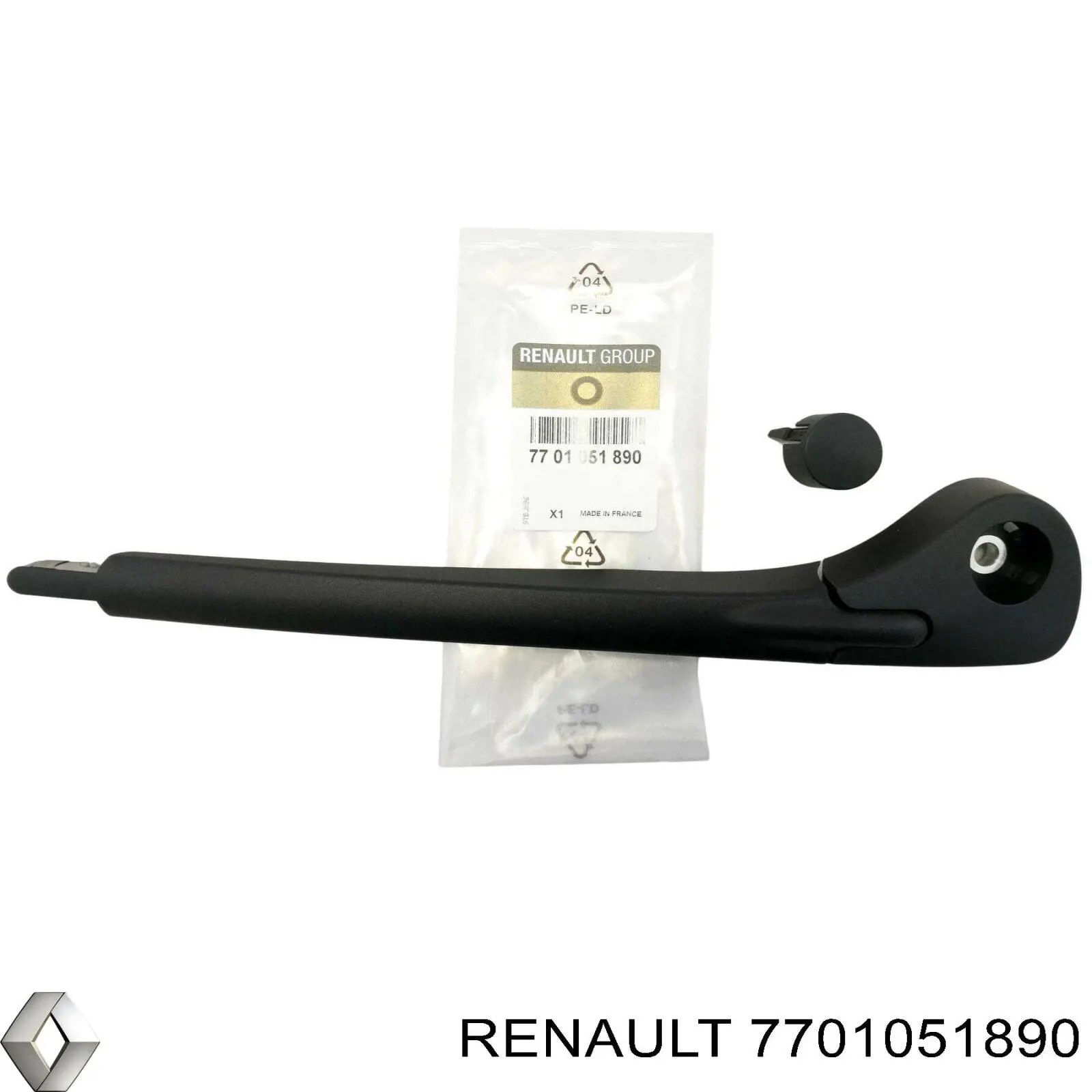 Рычаг-поводок стеклоочистителя заднего стекла Renault (RVI) 7701051890 цена, от 10.23 USD