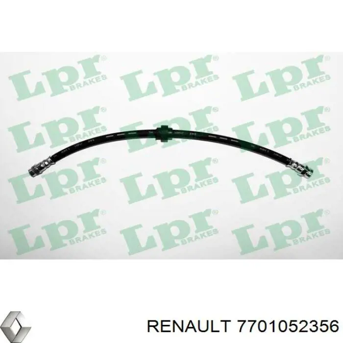 Шланг тормозной задний левый 7701052356 Renault (RVI)