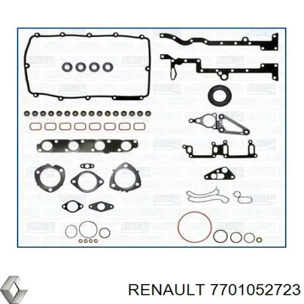 7701052723 Renault (RVI) прокладка головки блока цилиндров (гбц правая)