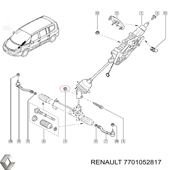  Renault (RVI) 7701052817