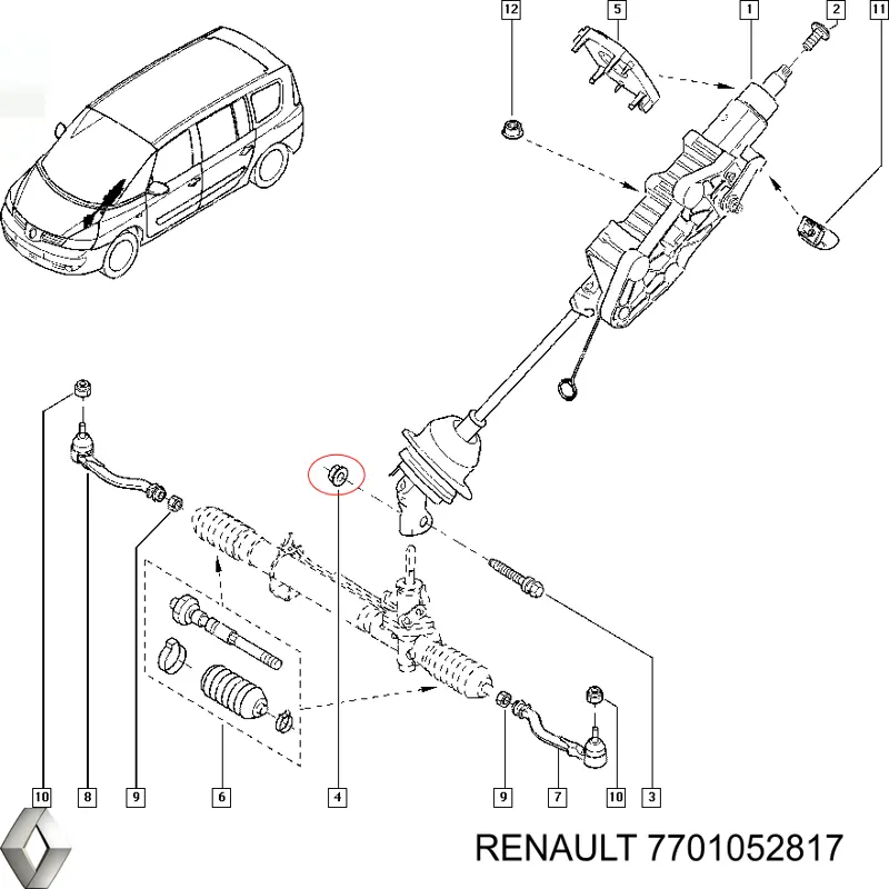  7701052817 Renault (RVI)