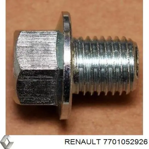 7701052926 Renault (RVI) пробка поддона двигателя