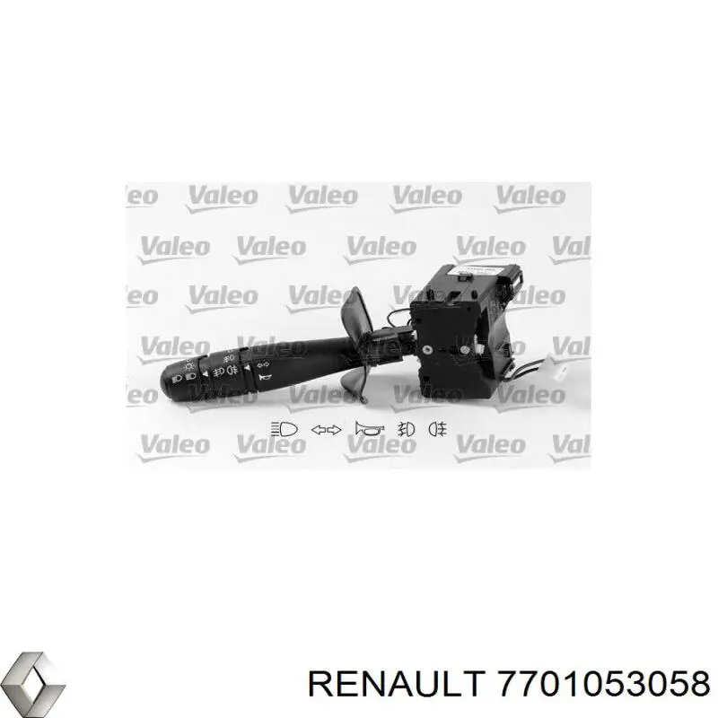 Переключатель подрулевой левый 7701053058 Renault (RVI)