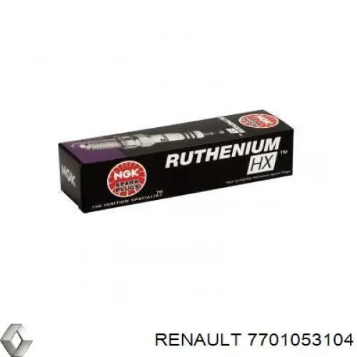 Купить 7701053104 Renault (RVI) Свечи автомобильные