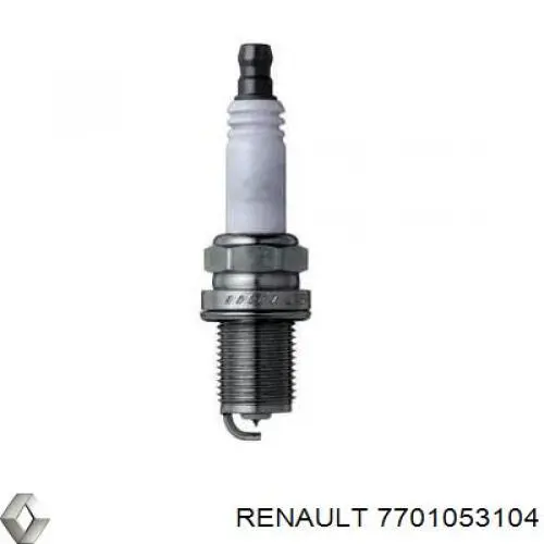 Свечи зажигания 7701053104 Renault (RVI)