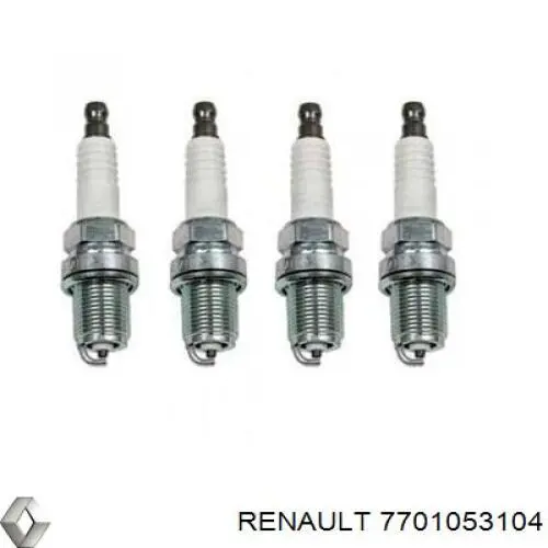Свеча зажигания Renault (RVI) 7701053104 цена, от 8.71 USD