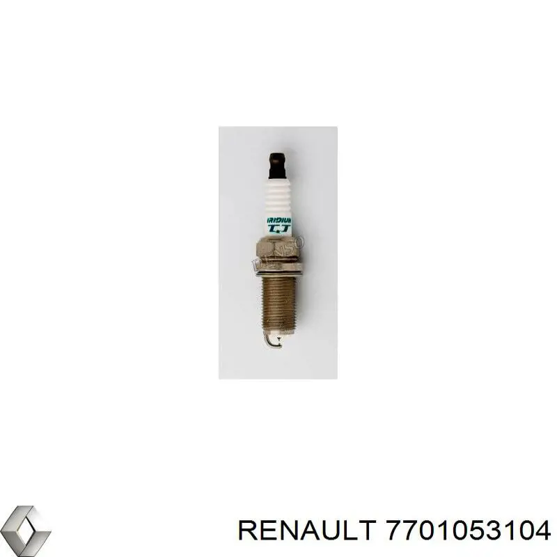7701053104 Renault (RVI) свечи