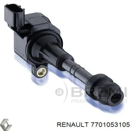 Катушка зажигания 7701053105 Renault (RVI)