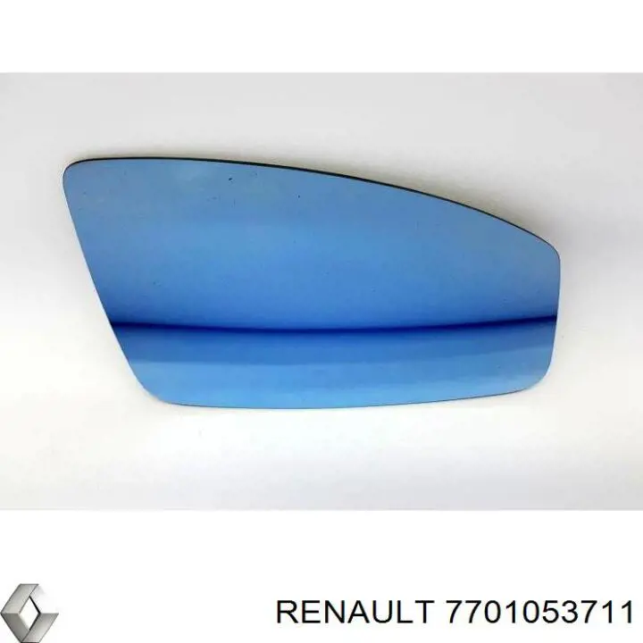 7701053711 Renault (RVI) elemento espelhado do espelho de retrovisão direito