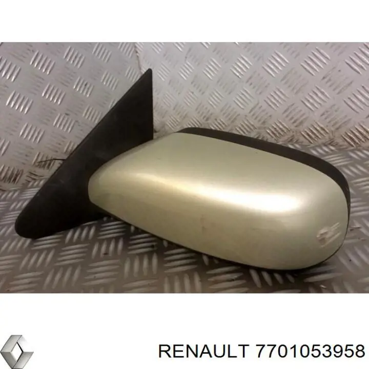 Левое боковое зеркало 7701053958 Renault (RVI)