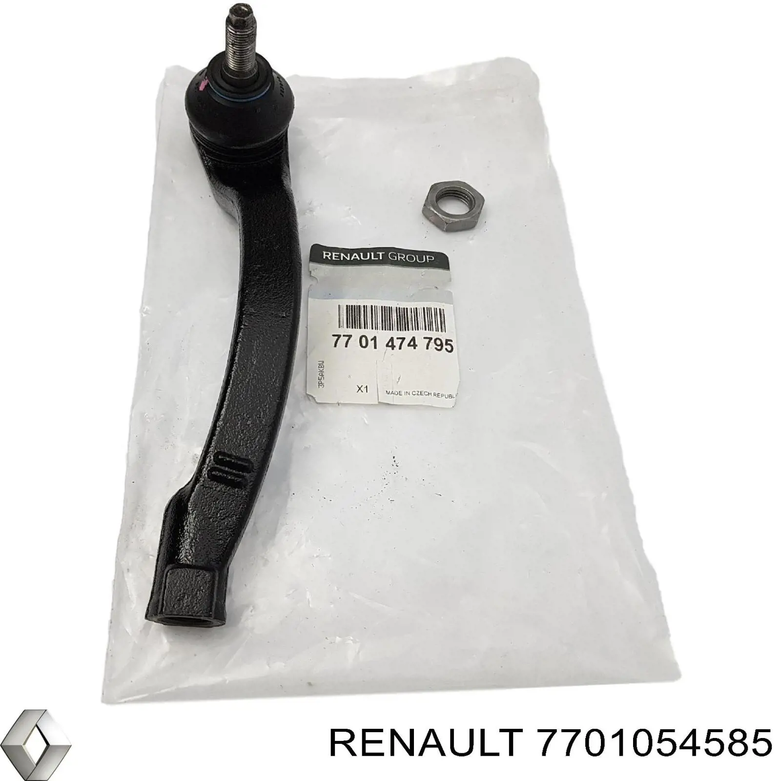 Купить 7701054585 Renault (RVI) Наконечник рулевой тяги, внешний