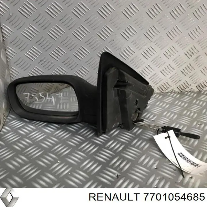 Левое боковое зеркало 7701054685 Renault (RVI)