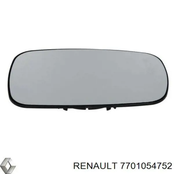 Стекло левого зеркала заднего вида 7701054752 Renault (RVI)