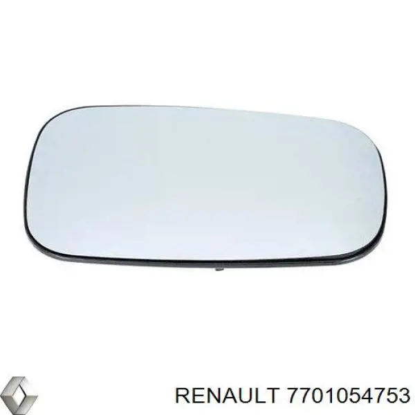 Стекло правого зеркала заднего вида 7701054753 Renault (RVI)