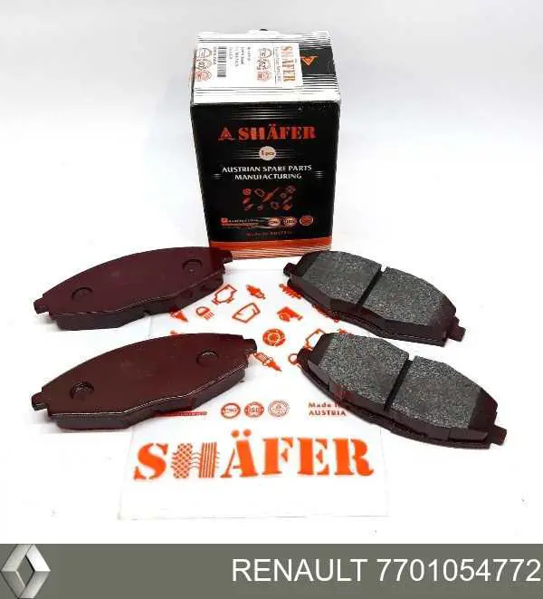 Купить 7701054772 Renault (RVI) Колодки тормозные задние, дисковые
