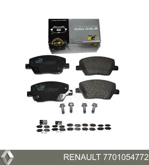 Задние дисковые колодки Renault (RVI) 7701054772