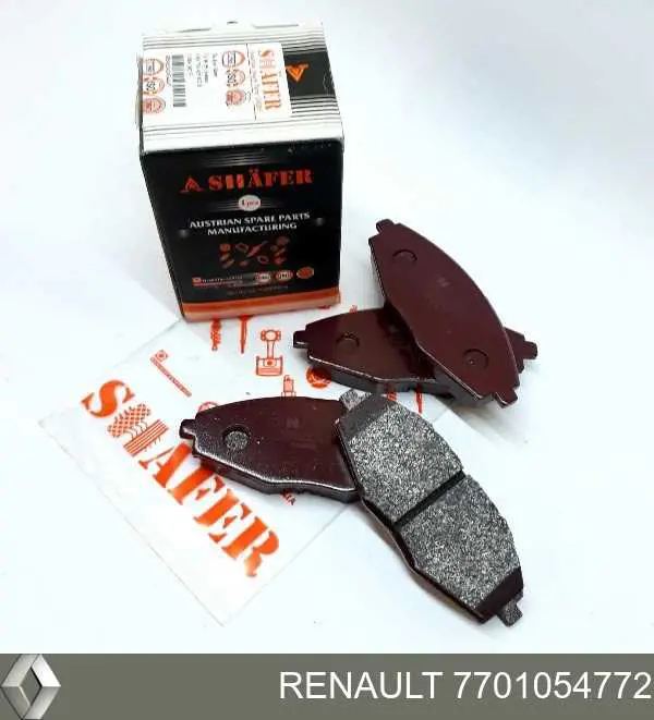 7701054772 Renault (RVI) Колодки тормозные дисковые комплект