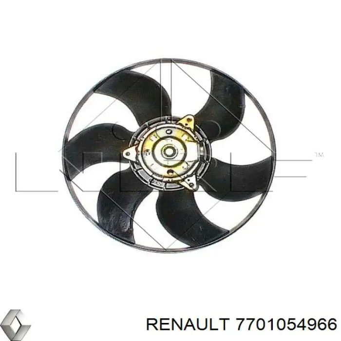 Электровентилятор охлаждения в сборе Renault (RVI) 7701054966 цена, от 23.96 USD