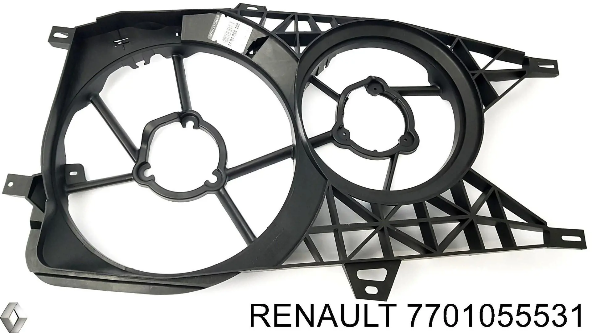 Difusor do radiador de esfriamento para Renault Trafic (FL)