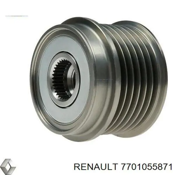 Шкив генератора Renault (RVI) 7701055871