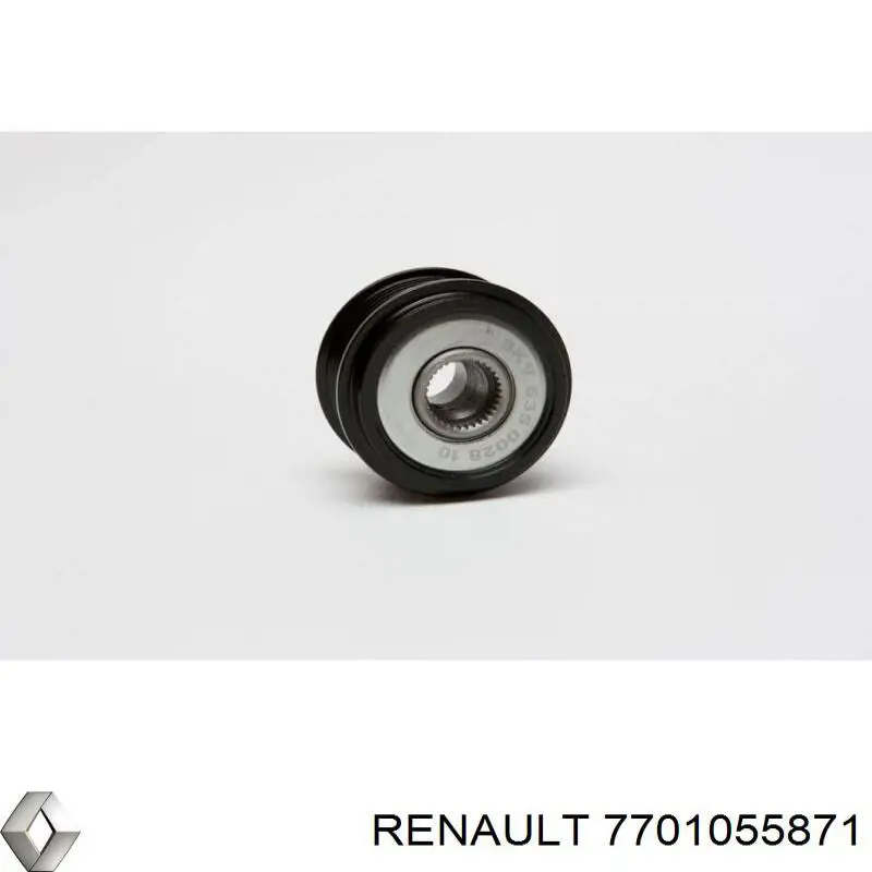 Инерционный шкив Renault (RVI) 7701055871 цена, от 24.87 USD