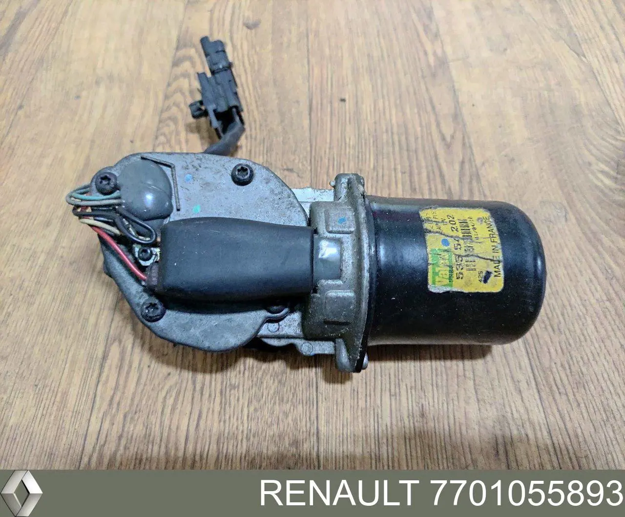 7701055893 Renault (RVI) motor de limpador pára-brisas do pára-brisas