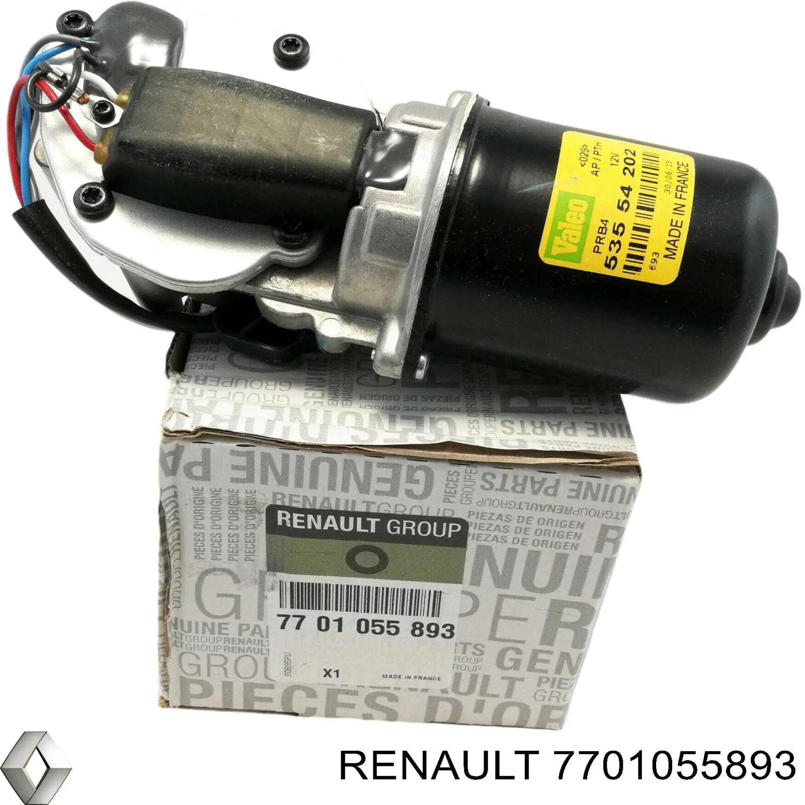 Купить 7701055893 Renault (RVI) Мотор стеклоочестителя