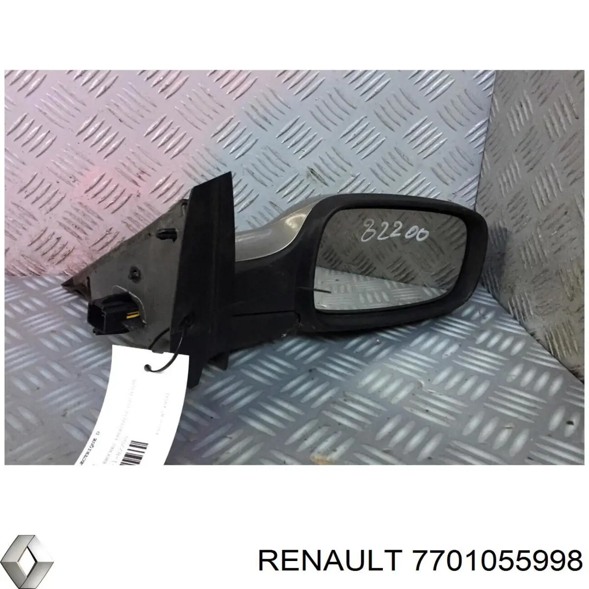 Caixa do espelho de retrovisão direito para Renault Scenic (JM0)