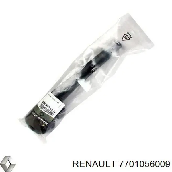 77 01 056 009 Renault (RVI) braço de limpa-pára-brisas do pára-brisas