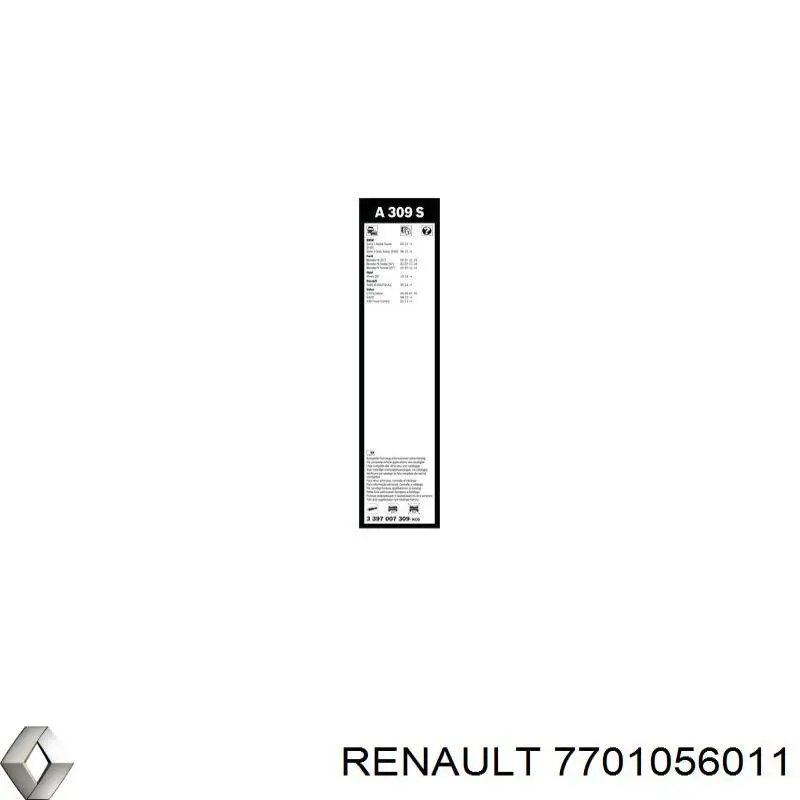  Renault (RVI) 7701056011 цена, от 26.38 USD