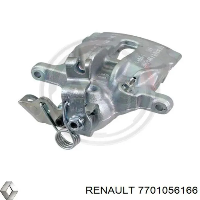 7701056166 Renault (RVI) suporte do freio traseiro esquerdo