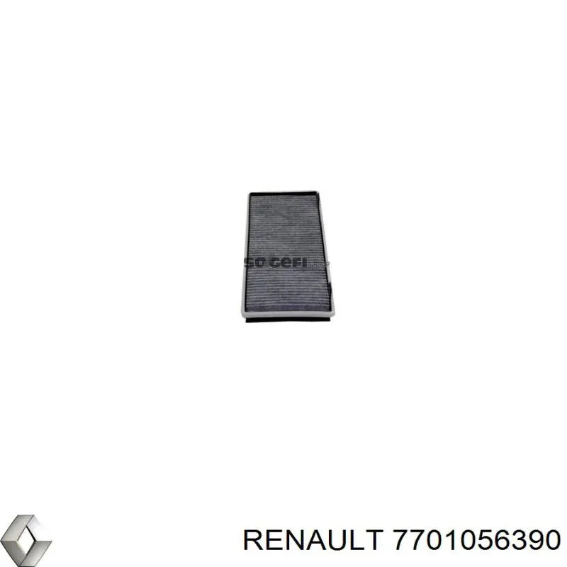 Фильтр салона 7701056390 Renault (RVI)