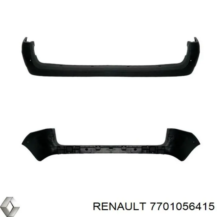 7701056415 Renault (RVI) бампер задний