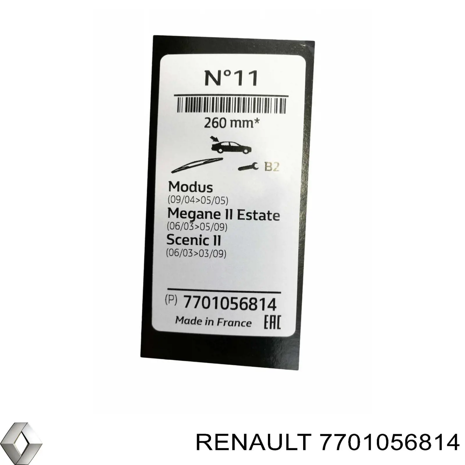 дворник заднего стекла Renault (RVI) 7701056814 цена, от 7.81 USD