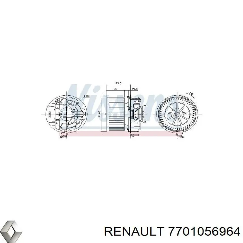 884645 VALEO Электромотор печки