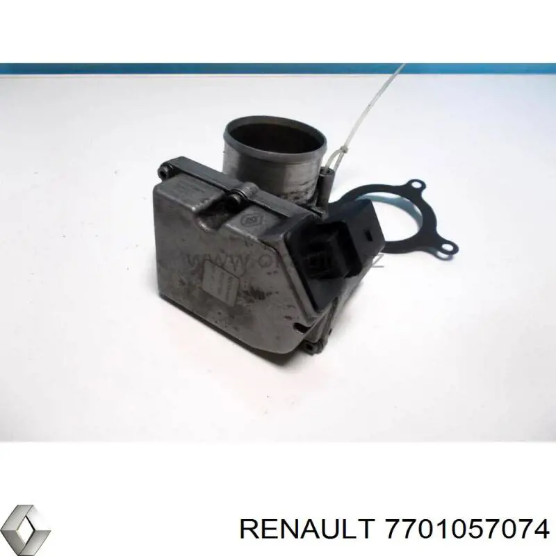 Дроссельная заслонка 7701057074 Renault (RVI)