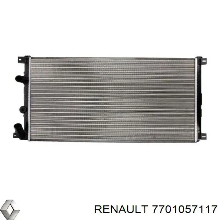 Купить 7701057117 Renault (RVI) Радиатор водяной
