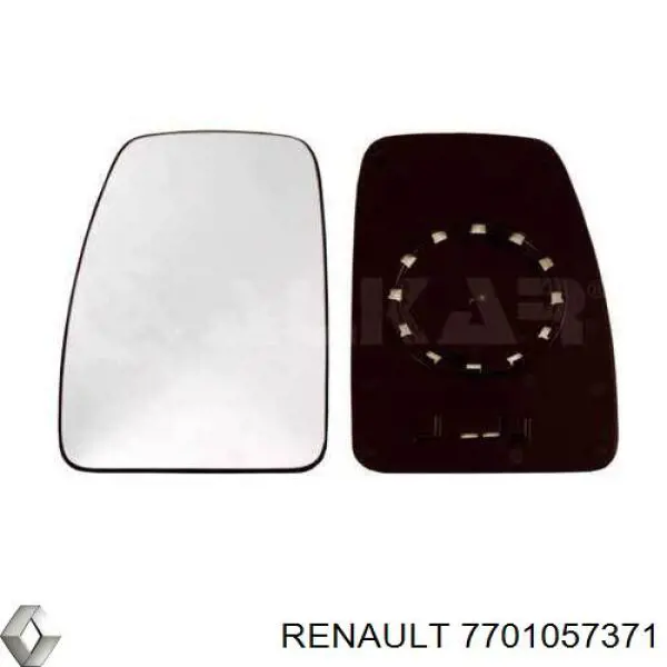 Зеркальный элемент водительского зеркала Renault (RVI) 7701057371 цена, от 12.71 USD