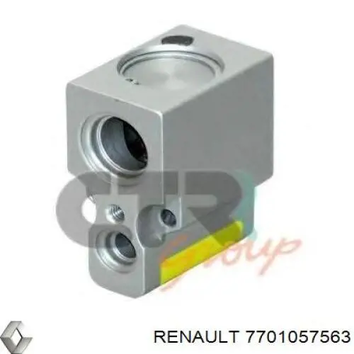 Клапан TRV кондиционера 7701057563 Renault (RVI)