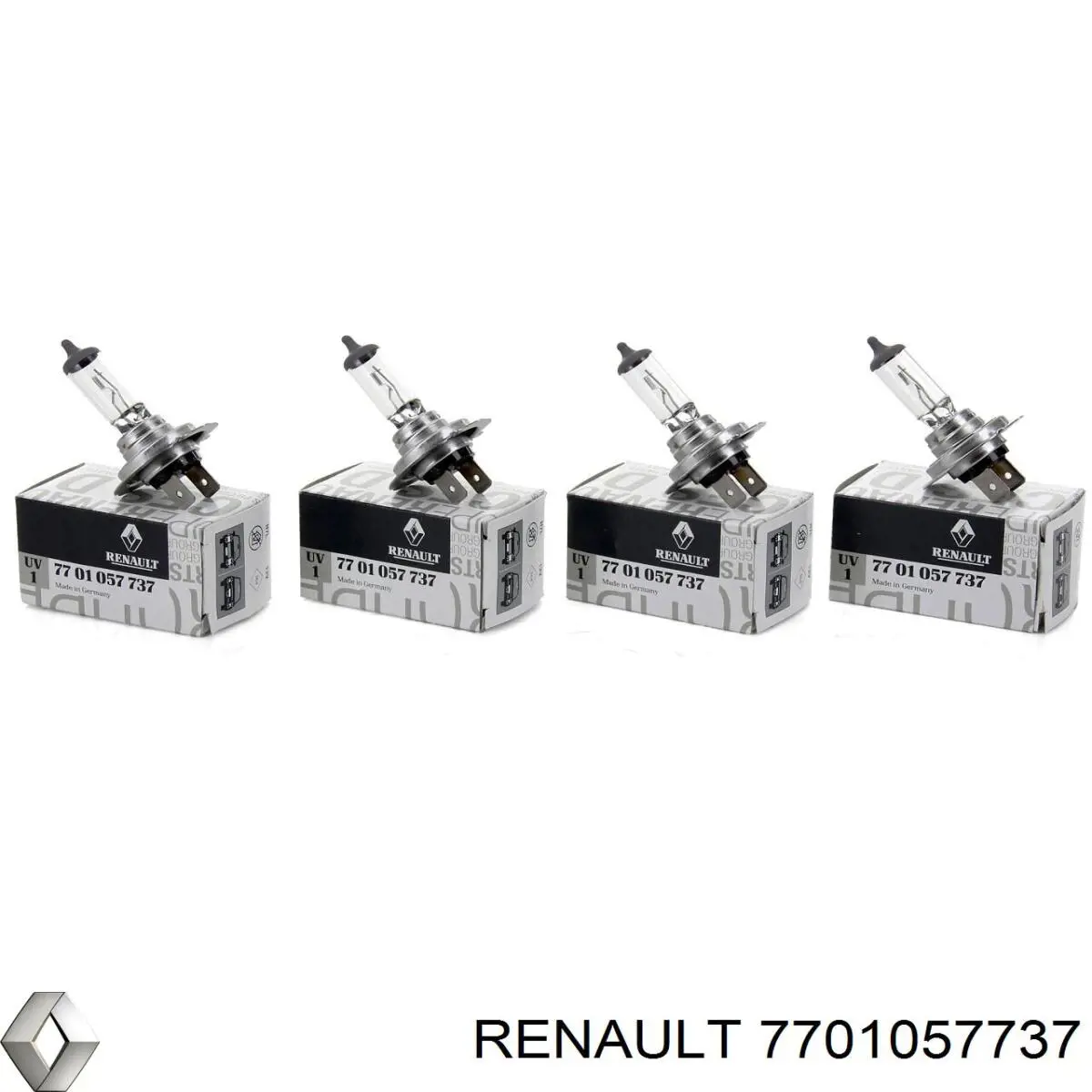 Лампочка галогенная 7701057737 Renault (RVI)