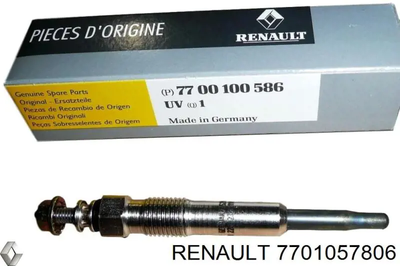Свечи накала Renault (RVI) 7701057806 цена, от 9.80 USD