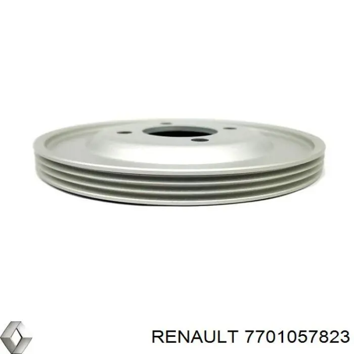 Купить 7701057823 Renault (RVI) Шкив-демпфер коленвала