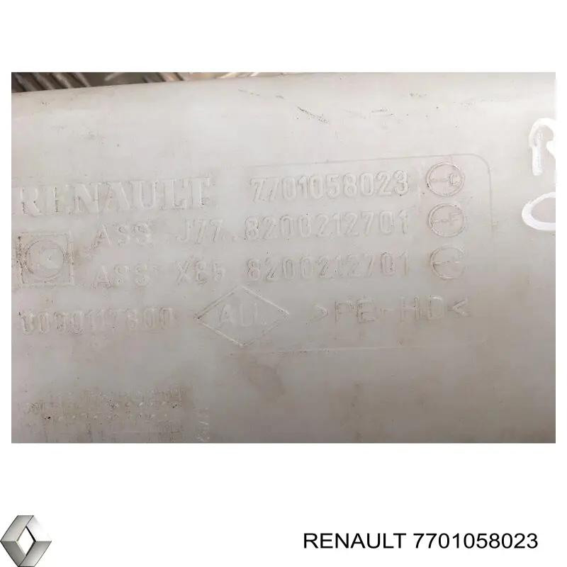 Купить 7701058023 Renault (RVI) Бачок омывайки